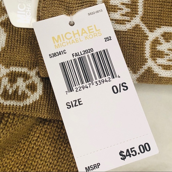 HP | Michael Kors Jet Set Logo Cuff Gloves - Picture 4 of 5